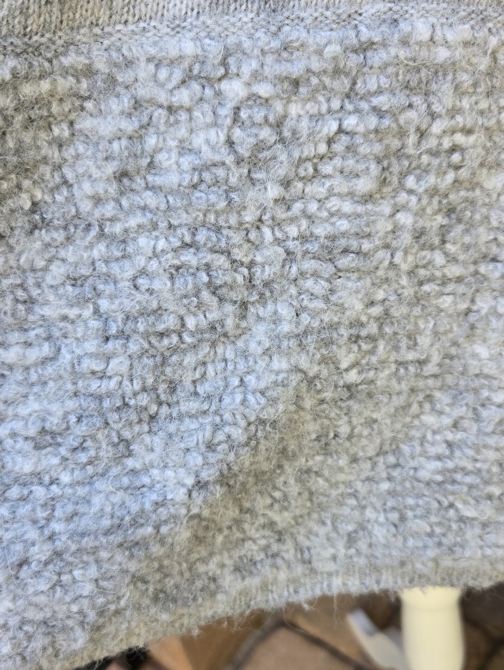Sita Murt Cozy Women's Light Gray Pullover Wool Alpaca Sweater Minimalist - Picture 4 of 8